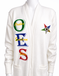 OES "Legacy in Bloom" Signature Embroidered Cardigan