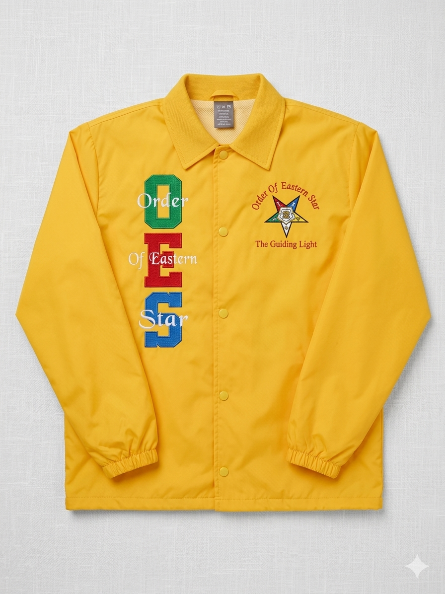 Order of the Eastern Star (OES) Windbreaker Jacket