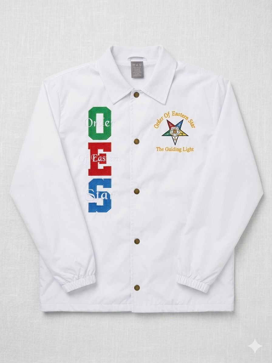 Order of the Eastern Star (OES) Windbreaker Jacket