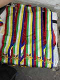 OES "Grace & Virtue" Lace-Trimmed Bow Gloves and OES Five-Color Silk Sash